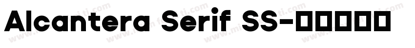 AIcantera Serif SS字体转换